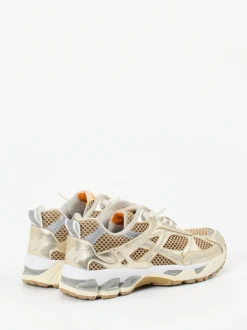 MRP – Retro-Sneaker aus Metallic-Mesh in Gold
