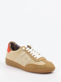 MRP – Retro-Sneaker aus Veloursleder in Braun