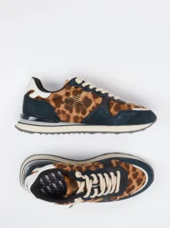 MRP – Retro-Sneaker aus Veloursleder mit Leoprint
