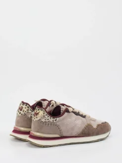 MRP – Retro-Sneaker aus Veloursleder Beigegrau