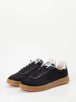 MRP – Sneaker aus Fellimitat in Schwarz