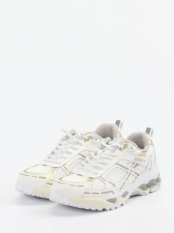 MRP – Sneaker aus Kalbleder und Mesh Offwhite