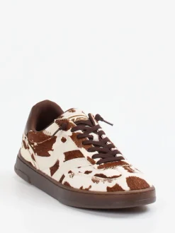 MRP – Sneaker aus Kalbshaarleder im Kuhfell-Look