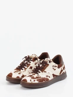 MRP – Sneaker aus Kalbshaarleder im Kuhfell-Look