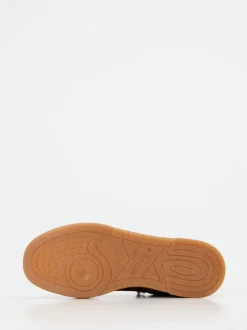 MRP – Sneaker aus Lammleder in Bordeauxrot