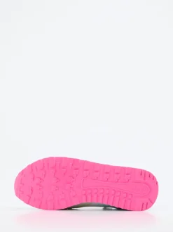MRP – Sneaker aus Veloursleder und Textil cremeweiß