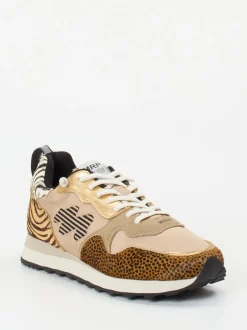 MRP – Sneaker aus Veloursleder mit Animalprint