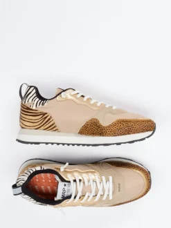 MRP – Sneaker aus Veloursleder mit Animalprint