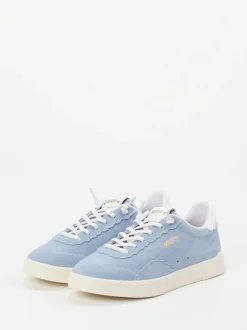 MRP – Sneaker aus Veloursleder hellblau