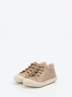 Naturino – Barfuß-Sneaker aus Kalbleder beigebraun