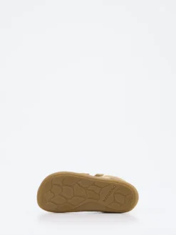 Naturino – Klett-Boots aus Veloursleder sandbeige