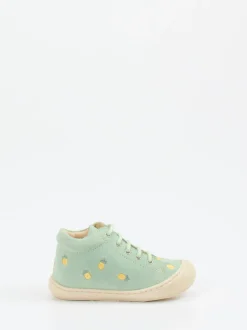 Naturino – Lauflernschuhe aus Veloursleder mintgrün