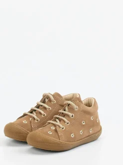 Naturino – Lauflernschuhe aus Veloursleder hellbraun