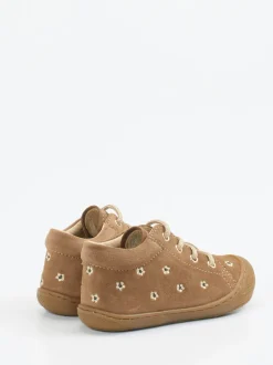 Naturino – Lauflernschuhe aus Veloursleder hellbraun