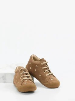 Naturino – Lauflernschuhe aus Veloursleder hellbraun