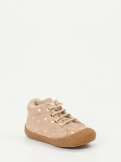 Naturino – Lauflernschuhe aus Kalbleder in Rosébeige