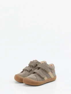 Naturino – Lauflernschuhe aus Veloursleder taupe