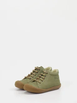 Naturino – Lauflernschuhe aus Leder olivgrün