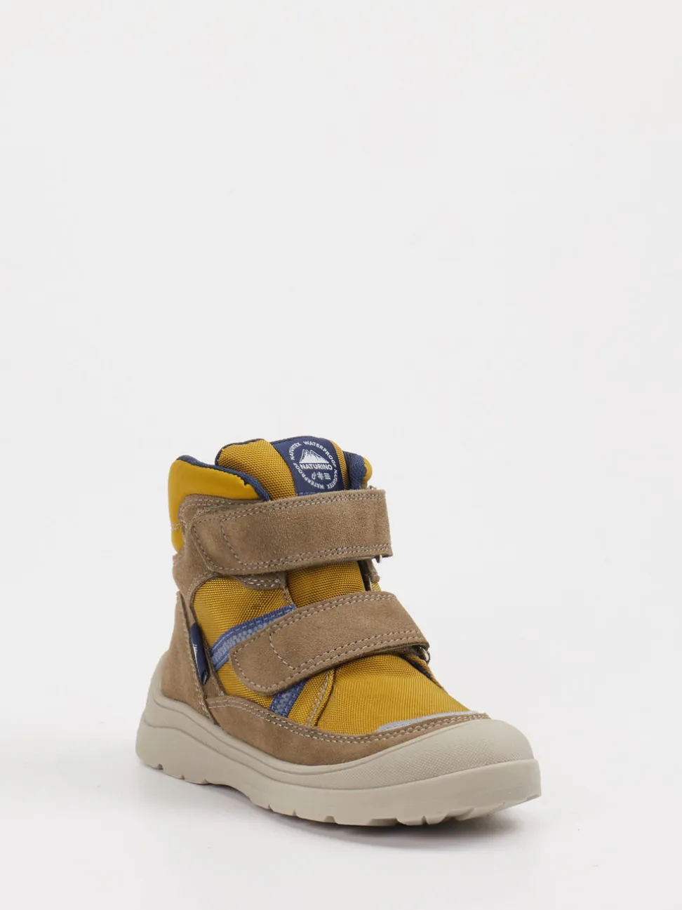 Naturino – Outdoor-Stiefelette aus Leder ockergelb