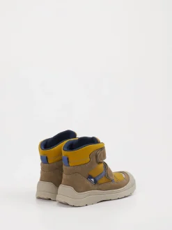 Naturino – Outdoor-Stiefelette aus Leder ockergelb