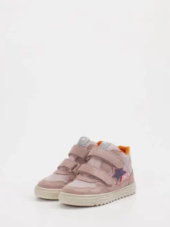 Naturino – Sneaker aus Veloursleder in Rosa