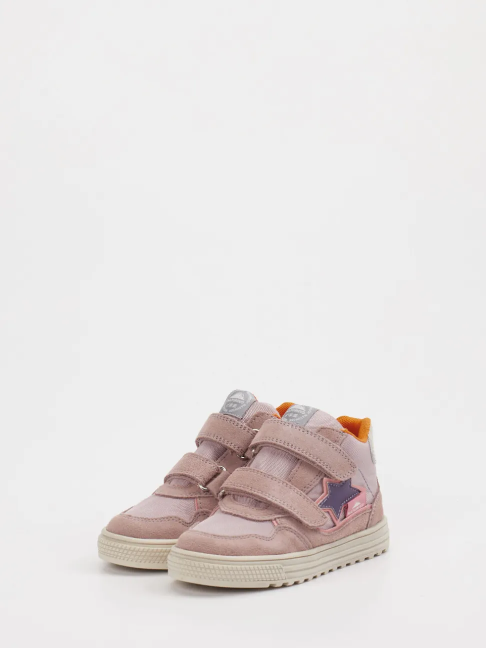 Naturino – Sneaker aus Veloursleder in Rosa