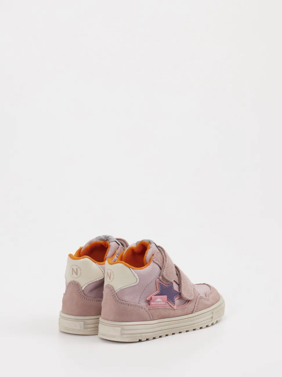 Naturino – Sneaker aus Veloursleder in Rosa