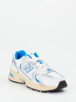 New Balance – Retro-Sneaker aus Mesh in Weiß