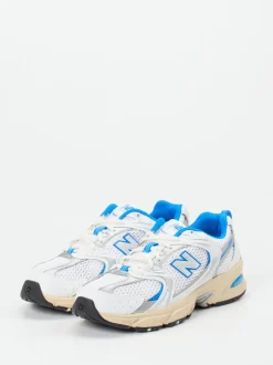 New Balance – Retro-Sneaker aus Mesh in Weiß
