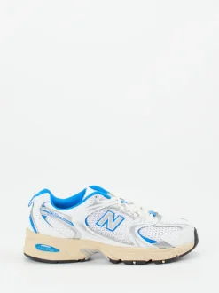 New Balance – Retro-Sneaker aus Mesh in Weiß