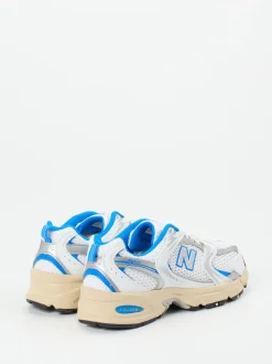 New Balance – Retro-Sneaker aus Mesh in Weiß