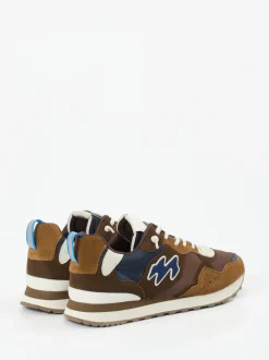 New Balance – Retro-Sneaker aus Velours/Textil braun