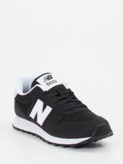 New Balance – Retro-Sneaker aus Textil in Schwarz