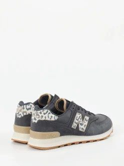 New Balance – Retro-Sneaker aus Veloursleder grau