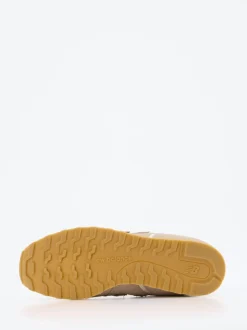 New Balance – Retro-Sneaker aus Textil und Veloursleder Beige