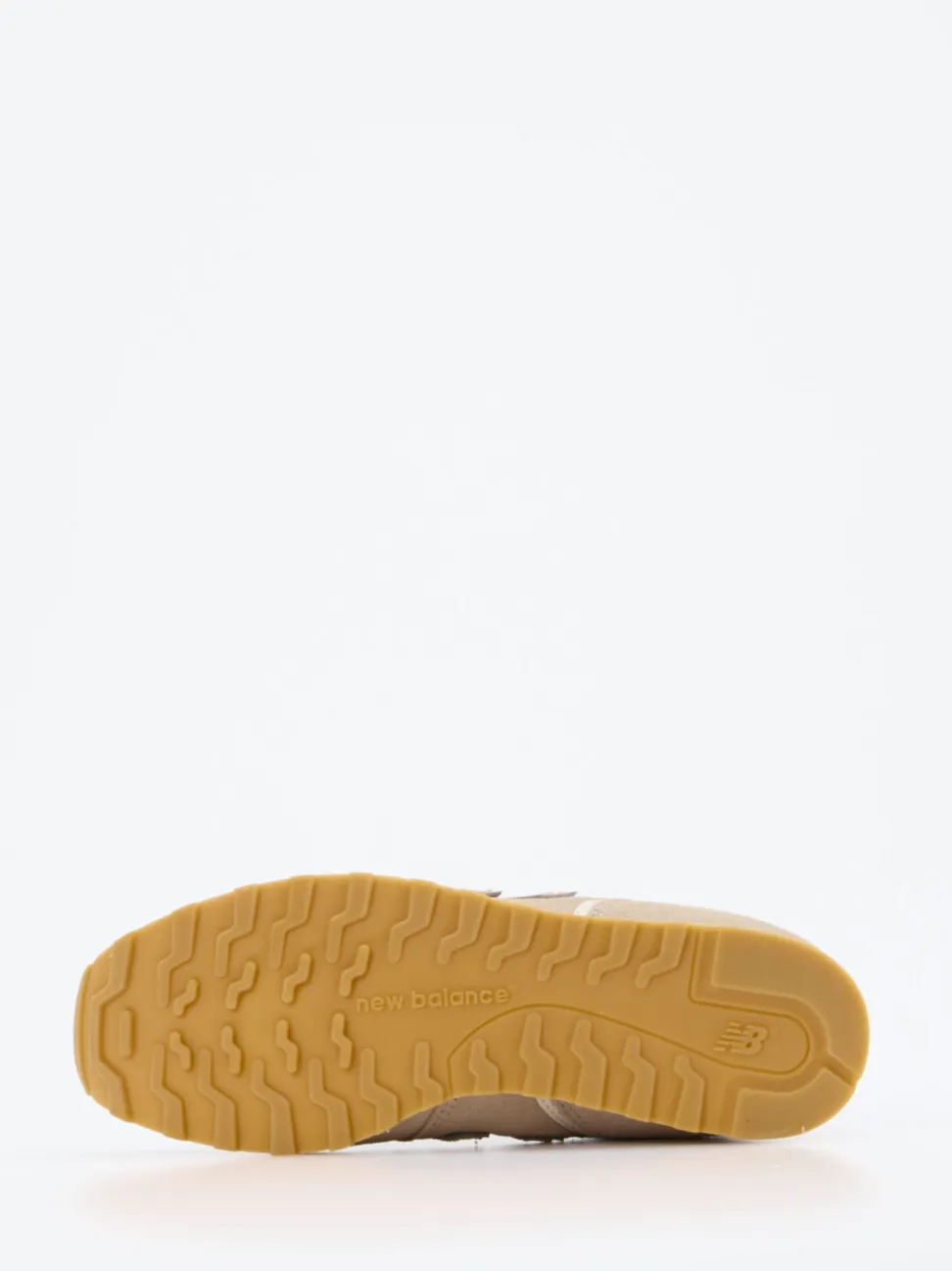 New Balance – Retro-Sneaker aus Textil und Veloursleder Beige