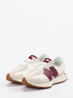 New Balance – Retro-Sneaker aus Textil in Offwhite