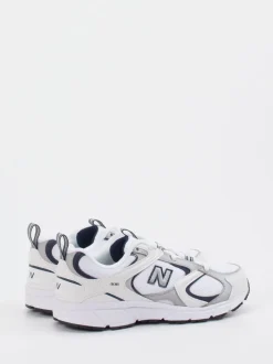 New Balance – Retro-Sneaker aus Textil in Weiß
