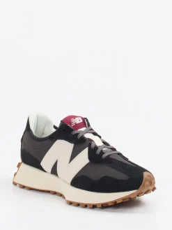 New Balance – Retro-Sneaker aus Veloursleder anthrazit