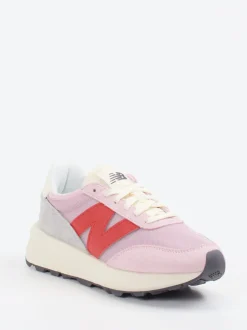 New Balance – Sneaker aus Textil und Veloursleder Pastell