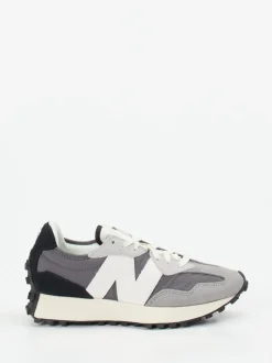 New Balance – Sneaker aus Veloursleder und Nylon grau