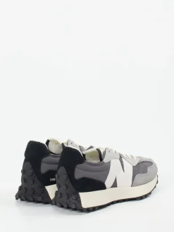 New Balance – Sneaker aus Veloursleder und Nylon grau