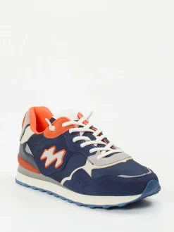New Balance – Sneaker aus Veloursleder und Textil Marineblau
