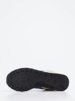 New Balance – Sneaker aus Textil und Veloursleder blau