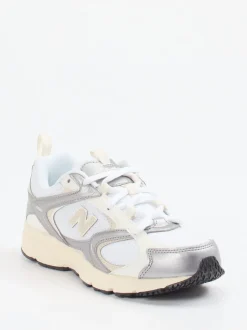 New Balance – Sneaker aus Textil in Offwhite