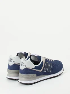 New Balance – Sneaker aus Veloursleder und Mesh blau