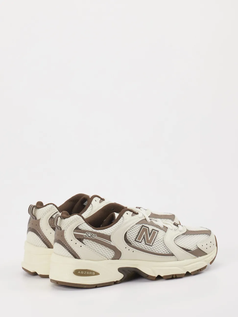New Balance – Sneaker aus Textil in Beige