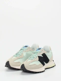 New Balance – Sneaker aus Textil und Veloursleder mint