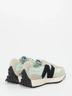 New Balance – Sneaker aus Textil und Veloursleder mint