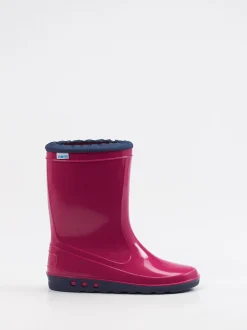 Nora – Gummistiefel aus Synthetik in Beerenpink